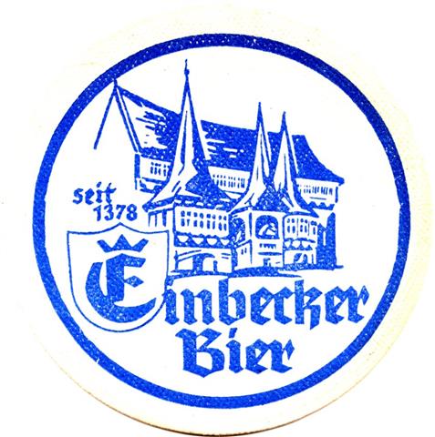 einbeck nom-ni einbecker bier 7a (rund215-l m  seit 1378-blau) 
